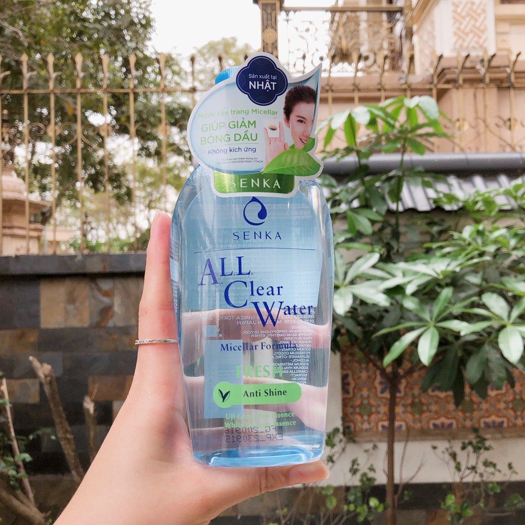Nước tẩy trang Micellar Senka All Clear Water Fresh 230ml