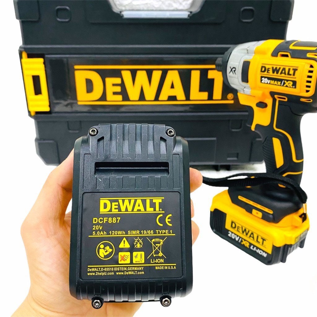 Máy siết bulong,máy cầm tay chạy pin DEWALT 20V bảo hành chính hãng 12 tháng