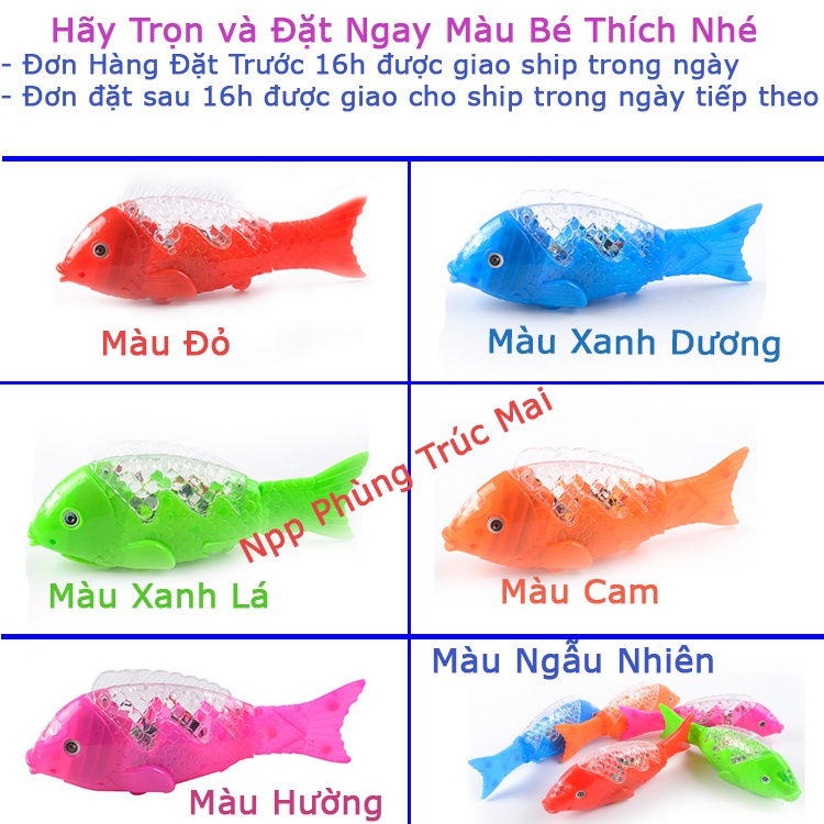 Lồng đèn trung thu cá chép có đèn vẫy đuôi chạy được cá robot cá điện vui tết trung thu truyền thống