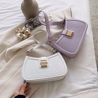 Túi Kẹp Nách Khóa Vuông VIDEO THẬT Vân Da Rắn Xịn, Túi Xách Nữ Hàn Quốc 2021 LIZHOUSE