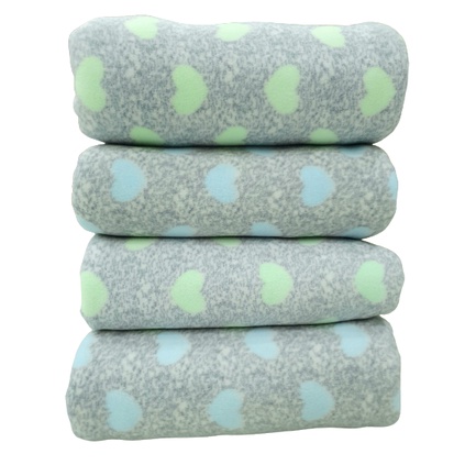 Mền nỉ cotton Thái Trái TIm