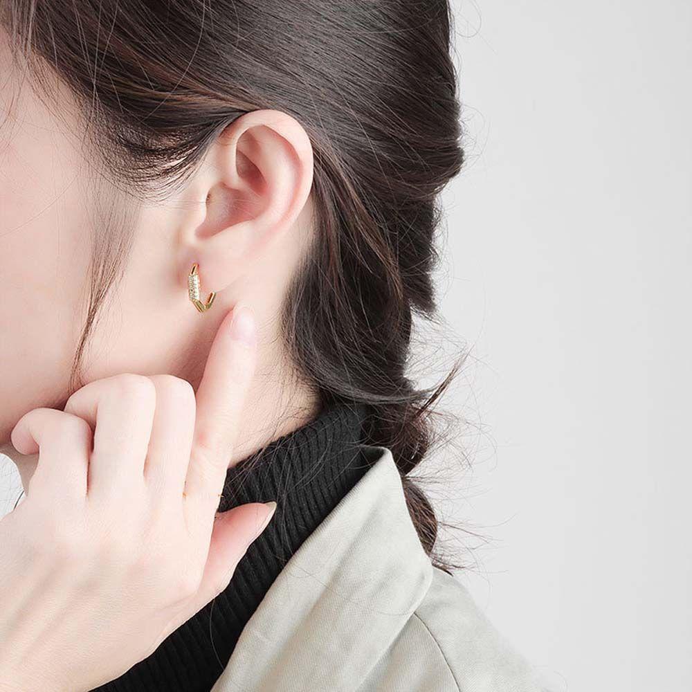 Bông Tai Dạng Vòng Thời Trang Dành Cho Nữ|Khuyên Tai Hình Học Tròn Nhiều Màu Sắc