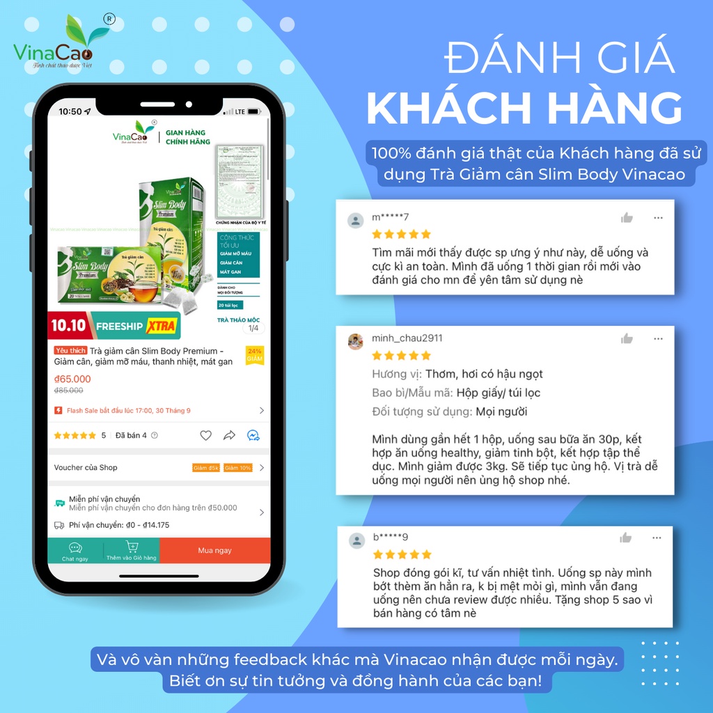 Trà giảm cân Slim Body Premium - Giảm cân, giảm mỡ máu, thanh nhiệt, mát gan