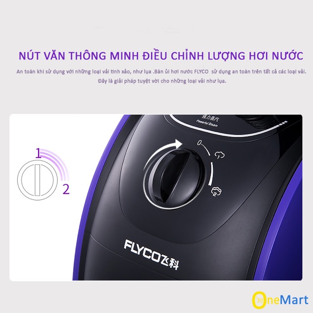 Bàn là cây đứng hơi nước Flyco 9816