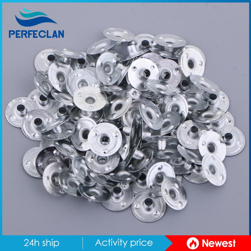 Set 100 đế giữ dây bấc đèn cầy 12.52.5mm