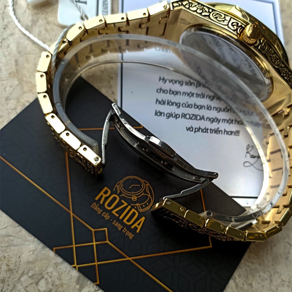 Đồng hồ nam chính hãng đẹp thời trang đơn cá tính dây thép cao cấp chống nước Rozida'1 DH18 | WebRaoVat - webraovat.net.vn