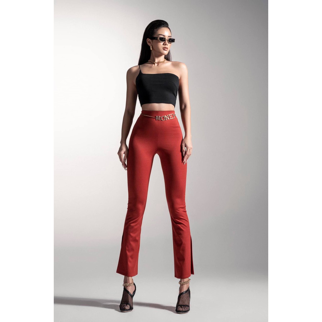 [Mã FAMALLT5 giảm 15% đơn 150k] Quần Ống Loe Xẻ Gấu Busy Thun Umi Hàn Quốc QOL2 | BigBuy360 - bigbuy360.vn