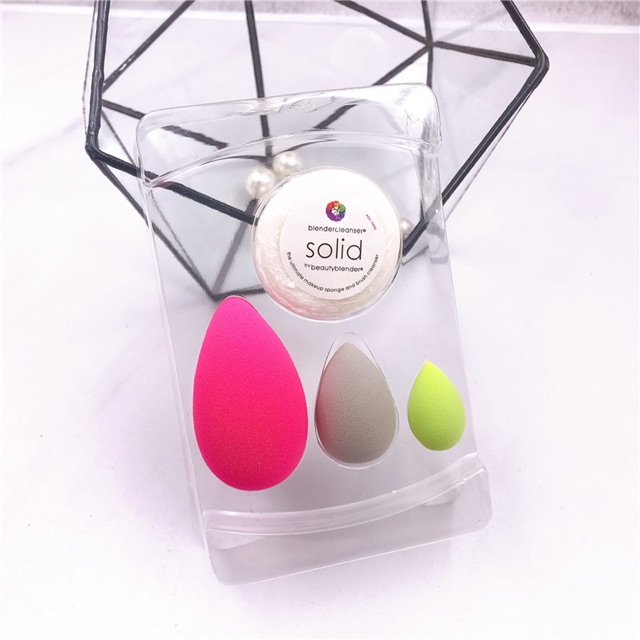 Bộ mút tán kem nền beauty blender all about face