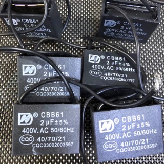Tụ điện dây cho quạt 1uF->5uF