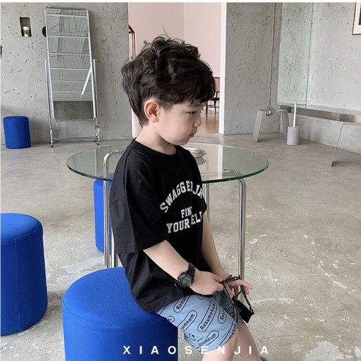 Áo thun bé trai Con Xinh cotton SWAG áo thun trẻ em từ 5 đến 14 tuổi