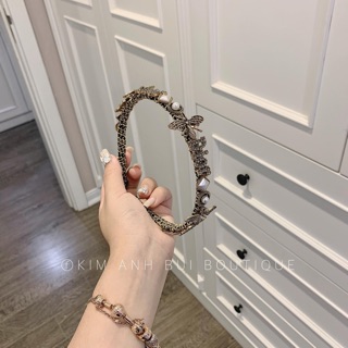 Bờm dior ong cao cấp đính đá
