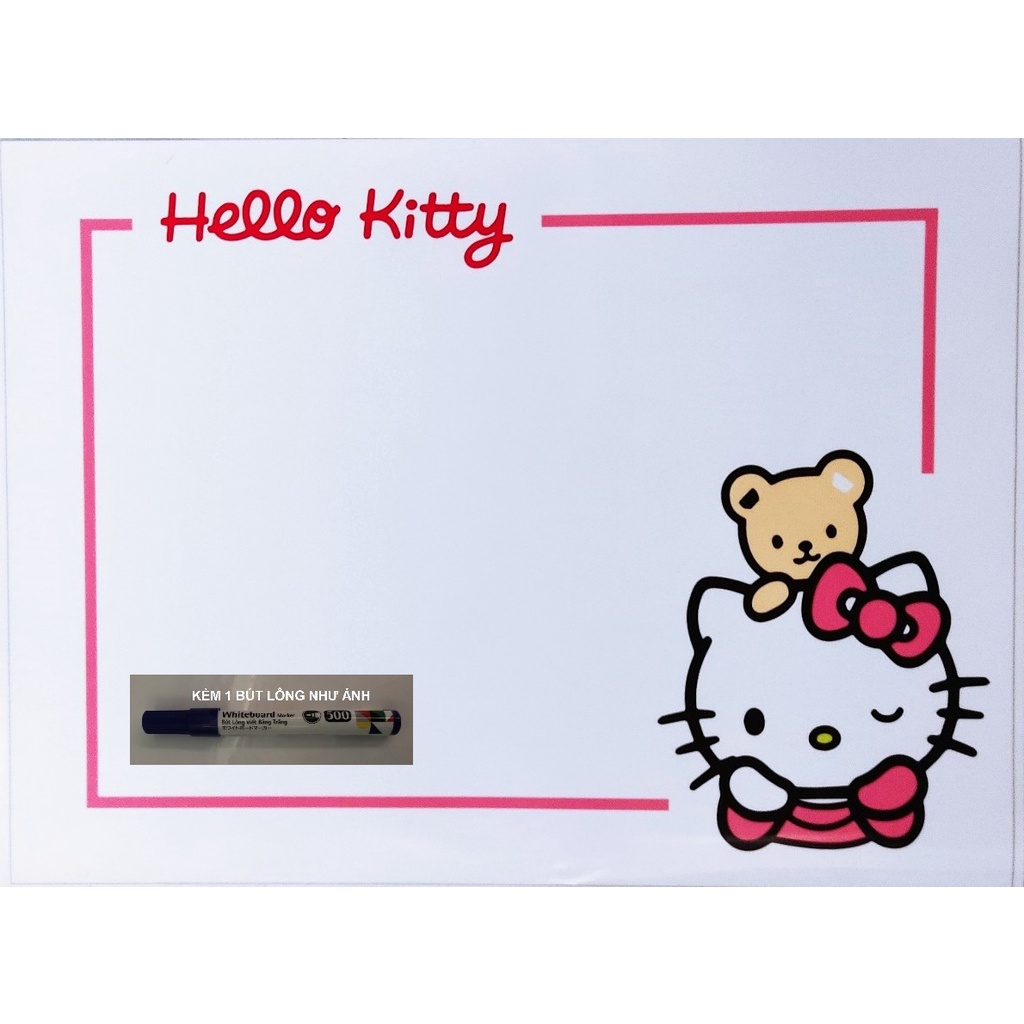 Bảng dán tường dùng bút lông HELLO KITTY - THUTHAODECOR