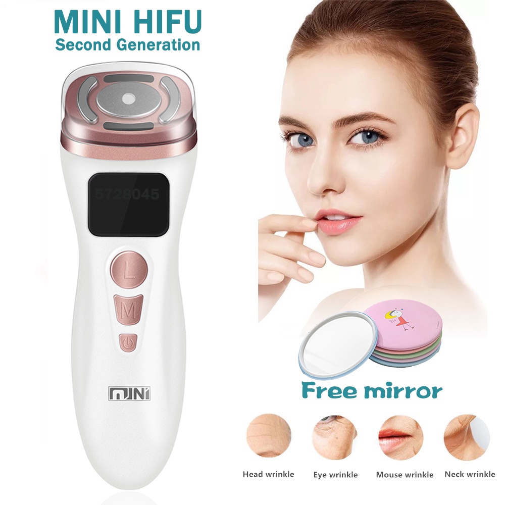 Máy Mát Xa Nâng Cơ Mặt Mini Sử Dụng Sóng Siêu Âm RF EMS Làm Săn Chắc Da Và Xóa Nếp Nhăn