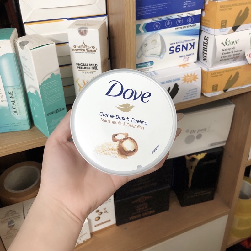 Tẩy  tế bào chết Dove, làm sạch da chết, chiết xuất thiên nhiên, an toàn choda, Nội địa Châu Âu, Venus cosmetics EU | BigBuy360 - bigbuy360.vn