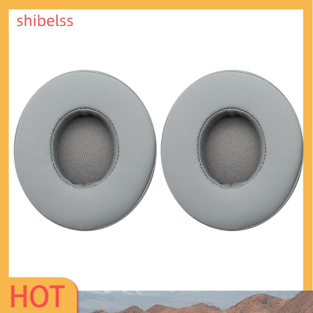 （ʚshibelss）1 Pair Replacement Earpads for Beats Solo 2.0 Solo3.0 Wireless Headphones