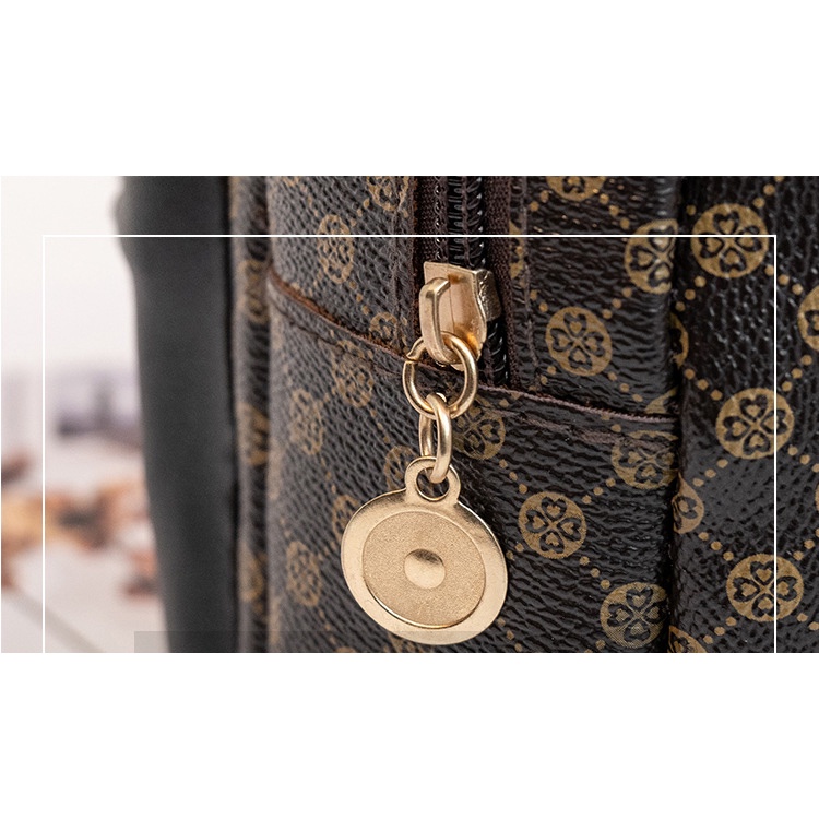 Balo CHUWANGLIN bằng da nhỏ gọn phong cách trẻ trung thời trang cho nữ