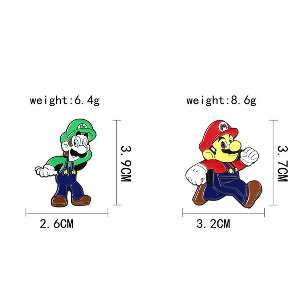 QQMALL Huy Hiệu Cài Áo Hình Mèo Đen Trong Game Super Plumber Mario