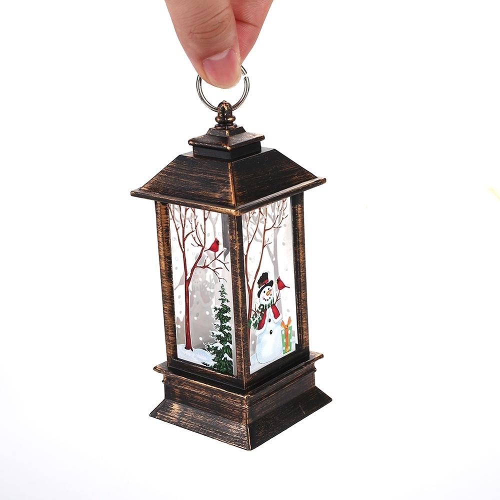 Đèn LED Dầu Hình Ông Già Noel / Người Tuyết / Tuần Lộc Trang Trí Giáng Sinh