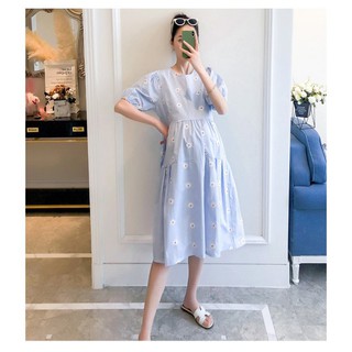 Váy bầu thiết kế đầm bầu xinh thô a2054