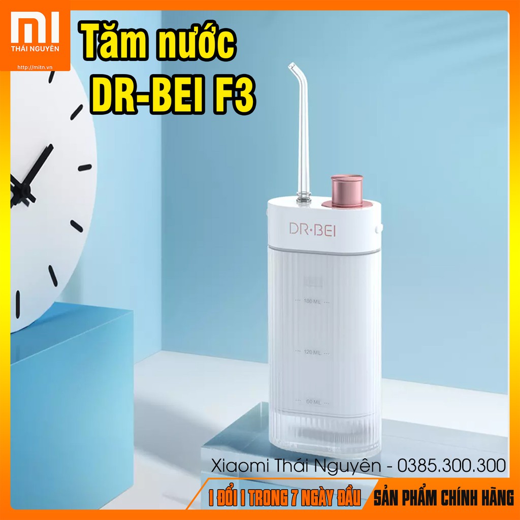 Máy tăm nước, xịt vệ sinh răng miệng Xiaomi DR-BEI F3 xịt vệ sinh răng miệng