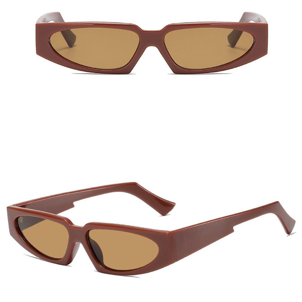 Kính Mát Gọng Tam Giác Chống Bức Xạ / Tia UV Màu Sắc Ngọt Ngào Phong Cách Hàn Quốc Thời Trang Cho Nữ