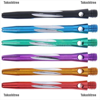 Takashitree♥ 6pcs Aluminium Alloy Dart Shaft Darts Accessories 2BA Dart Stems Rod Replacement