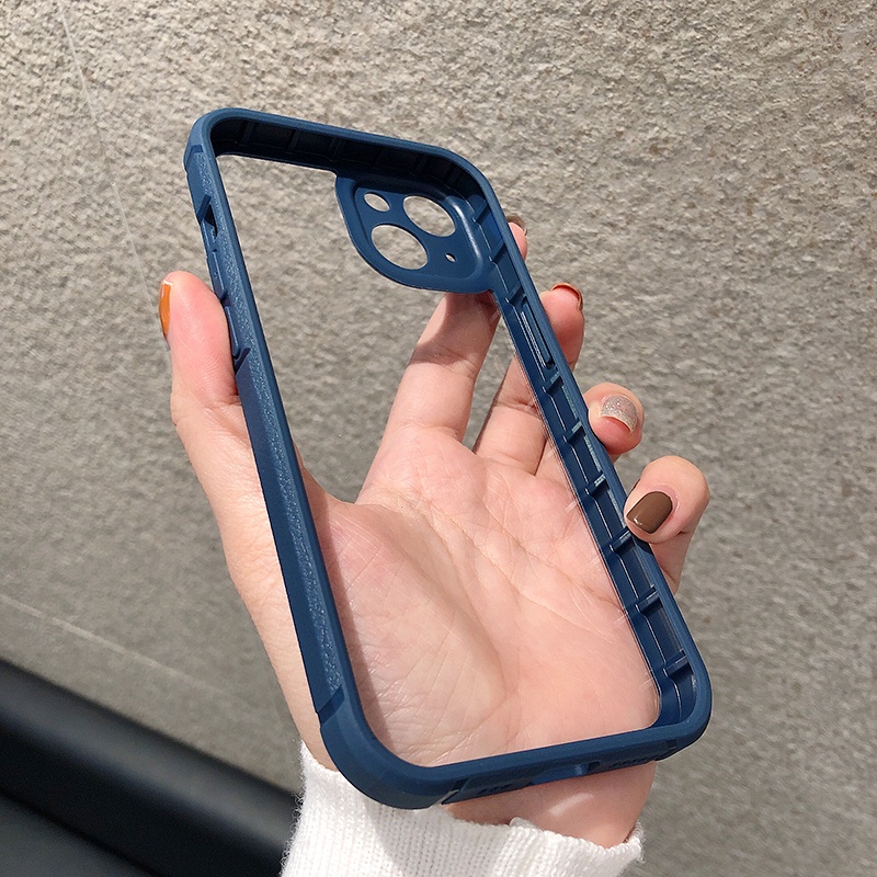 Ốp Điện Thoại Armor Cứng Trong Suốt Có Túi Khí Chống Sốc / Rơi Vỡ Cho iPhone 14 13 Pro Max 12 Pro Max 11 Pro Max Sự Bảo Vệ