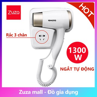 [MÁY SẤY KIÊM CỔNG USB VÀ Ổ CẮM ĐIỆN ] Máy sấy tóc 1300W có hộp gắn tường
