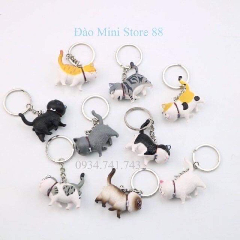 XẢ KHO - Móc khoá mèo boss siêu cute (5con)( Ngẫu Nhiên)