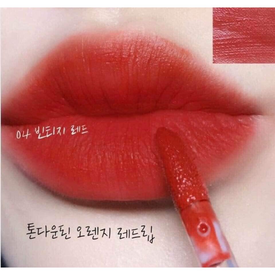 Son kem lì BBIA Velvet Lip Tint version 3 màu 03,04,15