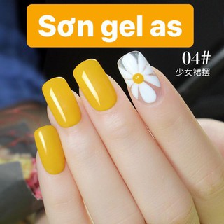 Sơn gel as màu vàng chanh ( mã SM)
