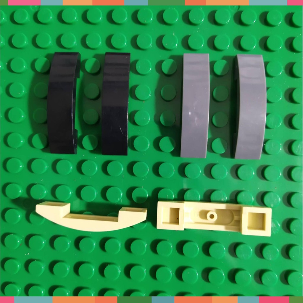 Đồ Chơi COMBO 10 Gạch Trơn Cong 1x4 NO.320 - Phụ Kiện MOC