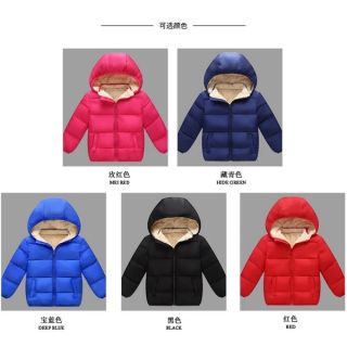 (Hàng od QC) Áo phao lót lông cừu cho bé ảnh thật