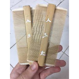 LƯỢC BÍ TRE, LƯỢC DÀY CHẢI CHẤY