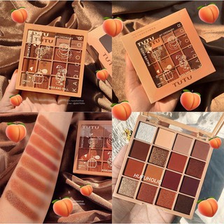 TUTU - Bảng mắt 16 màu KAQI COLOR tone Đào