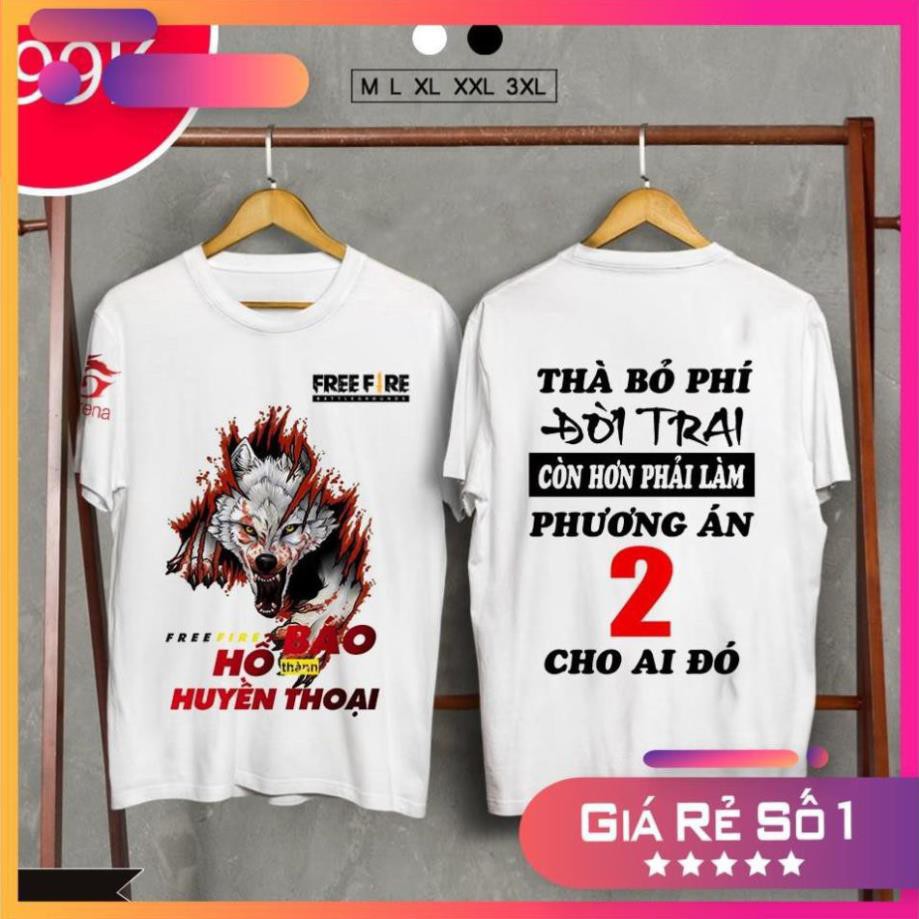 🔥Siêu Rẻ🔥 Áo thun Free Fire hổ báo thành huyền thoại siêu ngầu giá siêu rẻ nhất vịnh bắc bộ