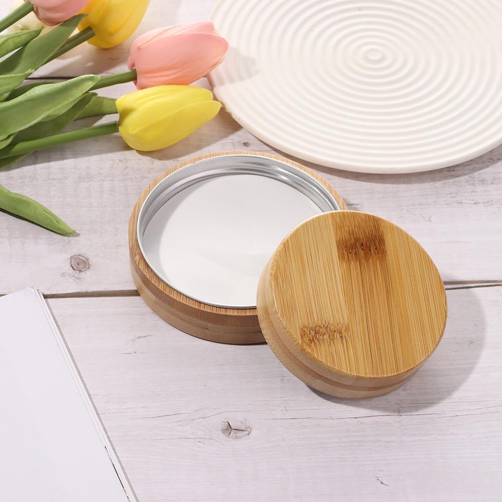Nắp Đậy Hũ Đựng Gia Vị Bằng Gỗ Tiện Dụng Cho Nhà Bếp Ốp