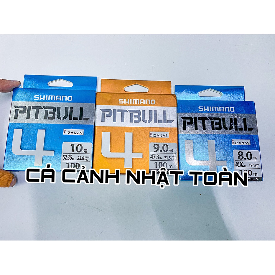 DÂY CƯỚC SHIMANO PITBULL 4 100 MÉT CÂU CÁ