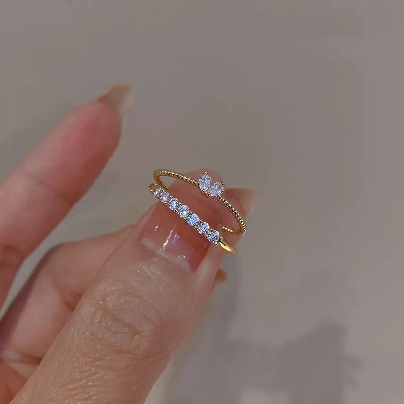 Nhẫn vintage tone vàng