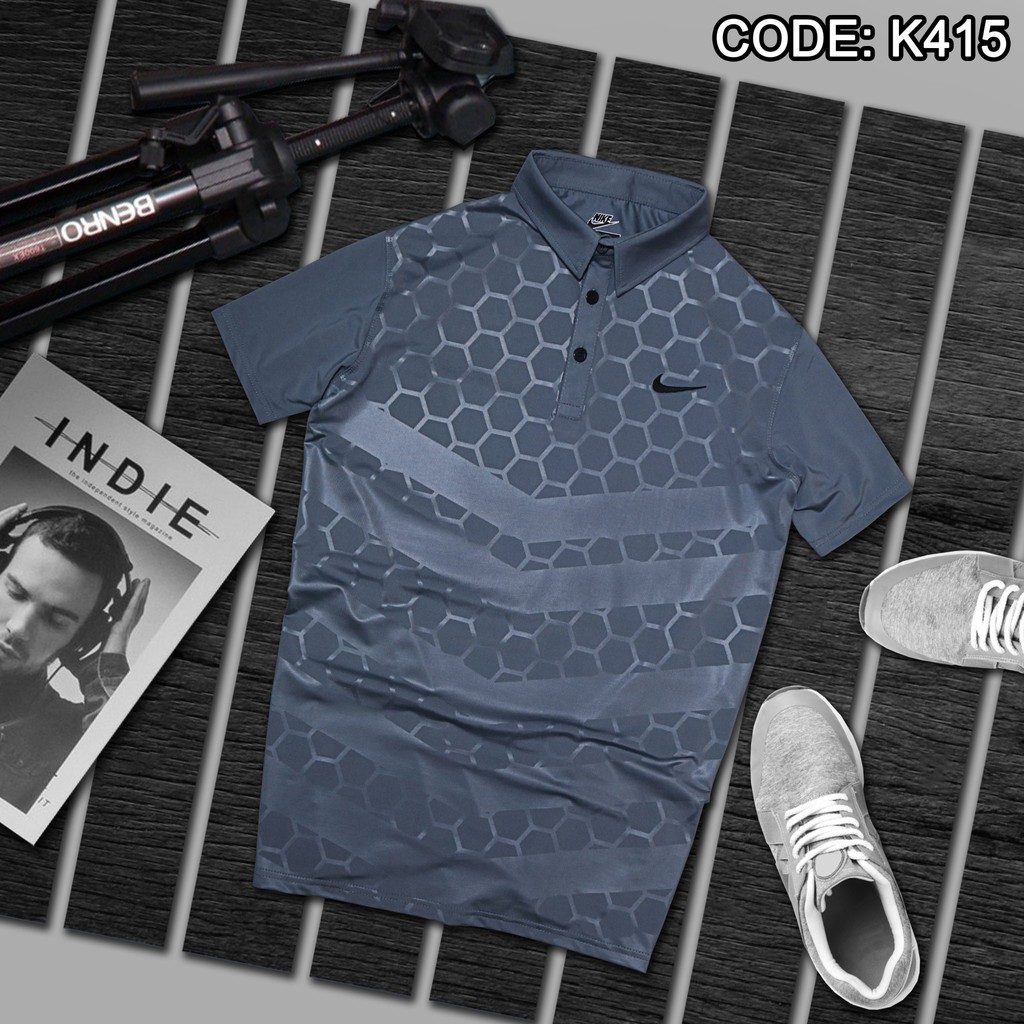 ÁO THUN THỂ THAO CÓ CỔ, Thun lạnh, size M - 2xl (K415) | BigBuy360 - bigbuy360.vn