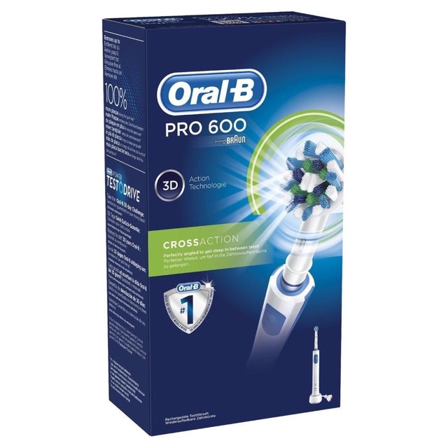 Bộ BÀN CHẢI ĐIỆN Oral-B PRO 600 3D