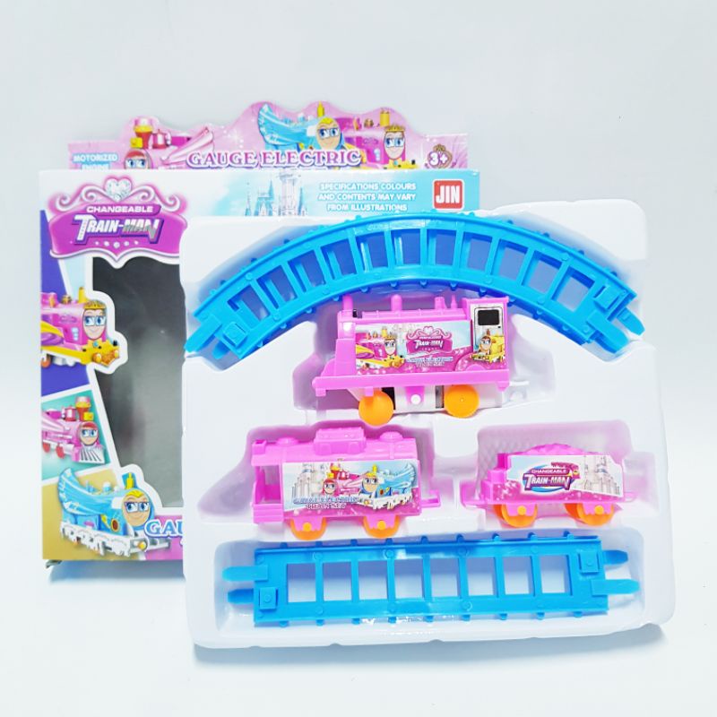 Bộ đồ chơi đường tầu Thomas train bé gái (tặng 1 pin 2A) 877-79