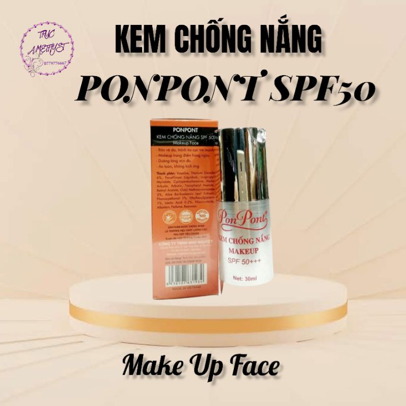 KEM CHỐNG NẮNG PONPONT SPF50