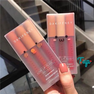 Set 3 cây son kem lì Herorange tone đất