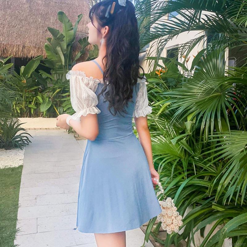 Đồ Bơi Một Mảnh Phối Lưới Phong Cách Hàn Quốc Quyến Rũ Dành Cho Nữ | BigBuy360 - bigbuy360.vn