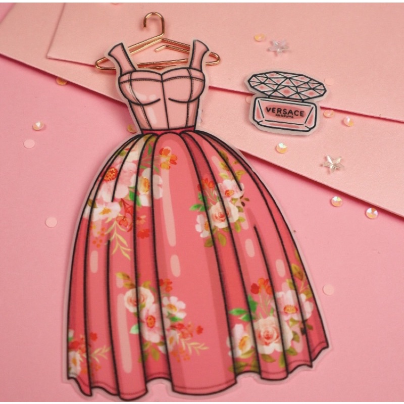 THAY ĐỒ CHO BÚP BÊ GIẤY (BỘ SƯU TẬP MÀU ĐỎ)