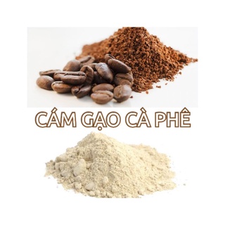 Bột cám gạo cà phê đắp mặt, tắm túi 100g