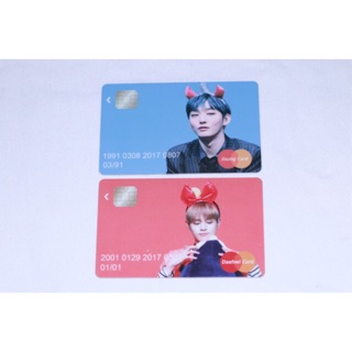 (Có sẵn) thẻ dạng ATM Jisung / Daehwi