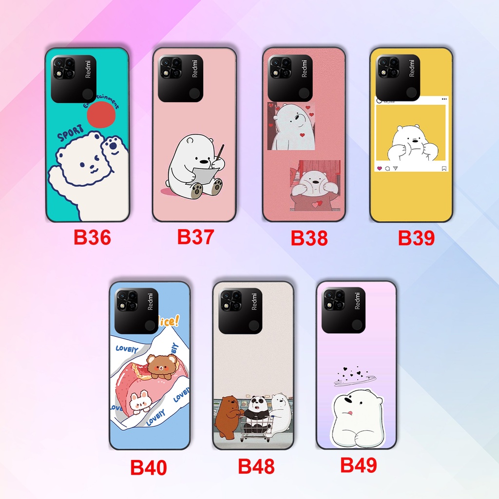 Ốp lưng XIAOMI REDMI 10A gấu cute cực đẹp siêu hot
