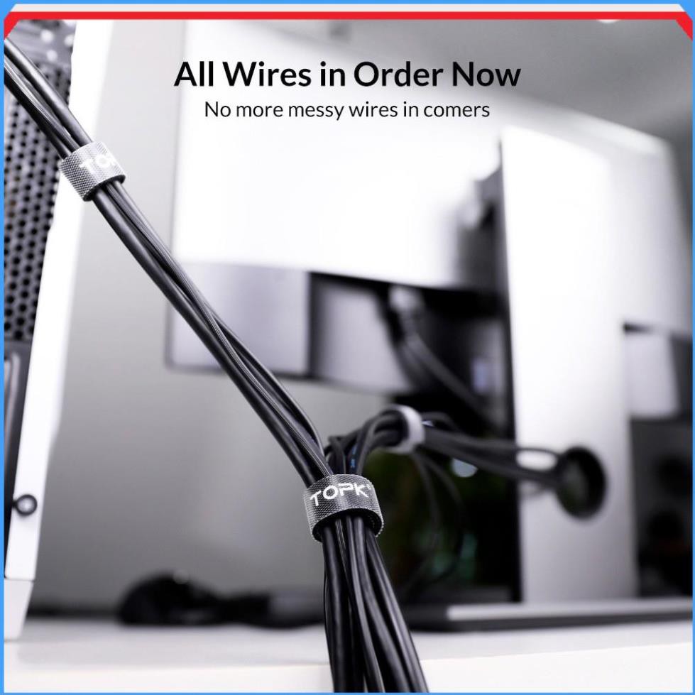 [SALE] Băng Dán Dính Gai Dây Điện-Dây Cáp Đa Năng Cuốn Gọn | BigBuy360 - bigbuy360.vn